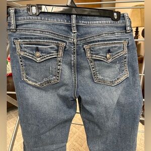 SILVER SUKI SLIM BOOT CUT JEANS